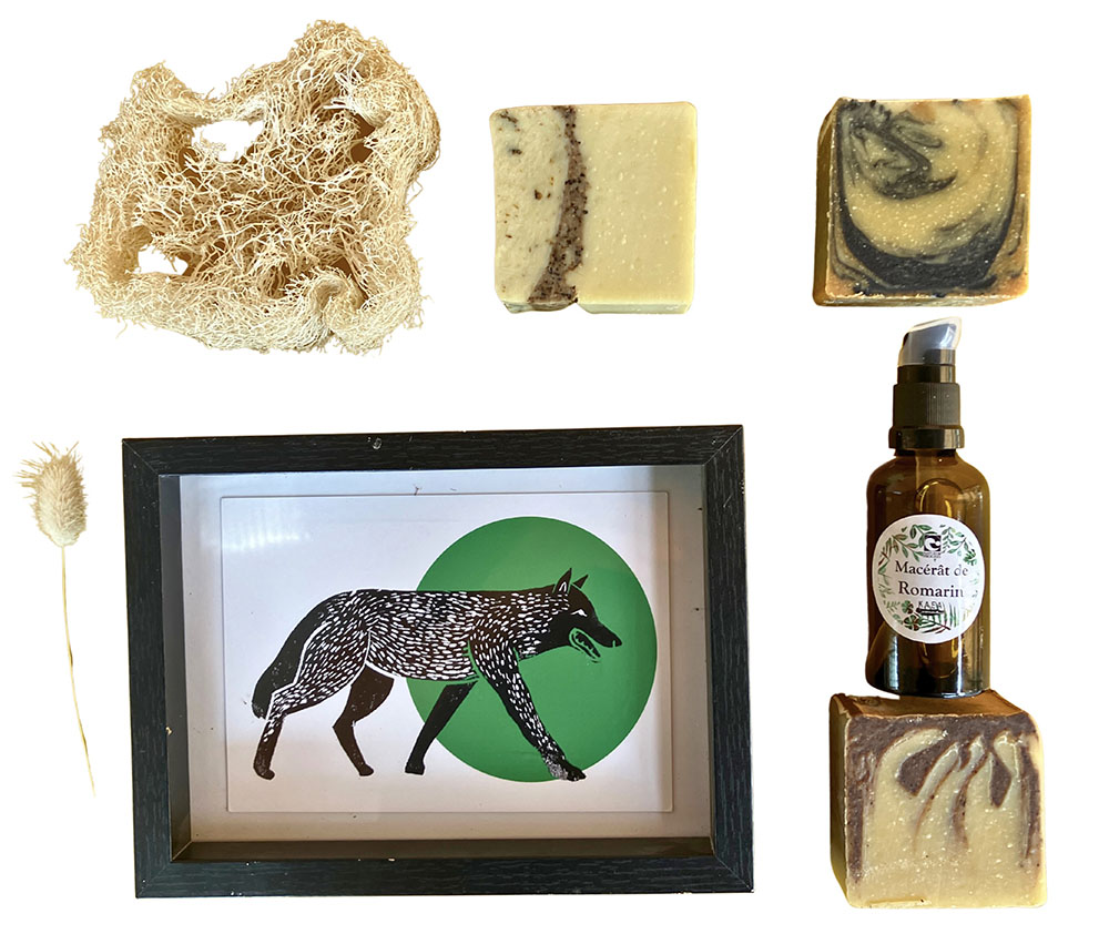 Kit Salle de bain-Savons bio-Savonnerie Kaea Kit Salle de bain-Savons bio-Savonnerie Kaea